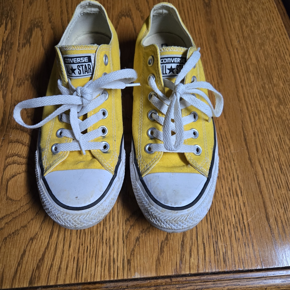 Yellow Converse Sneakers